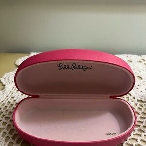 Lilly Pulitzer Bright Pink Hard Shell Sunglasses Case